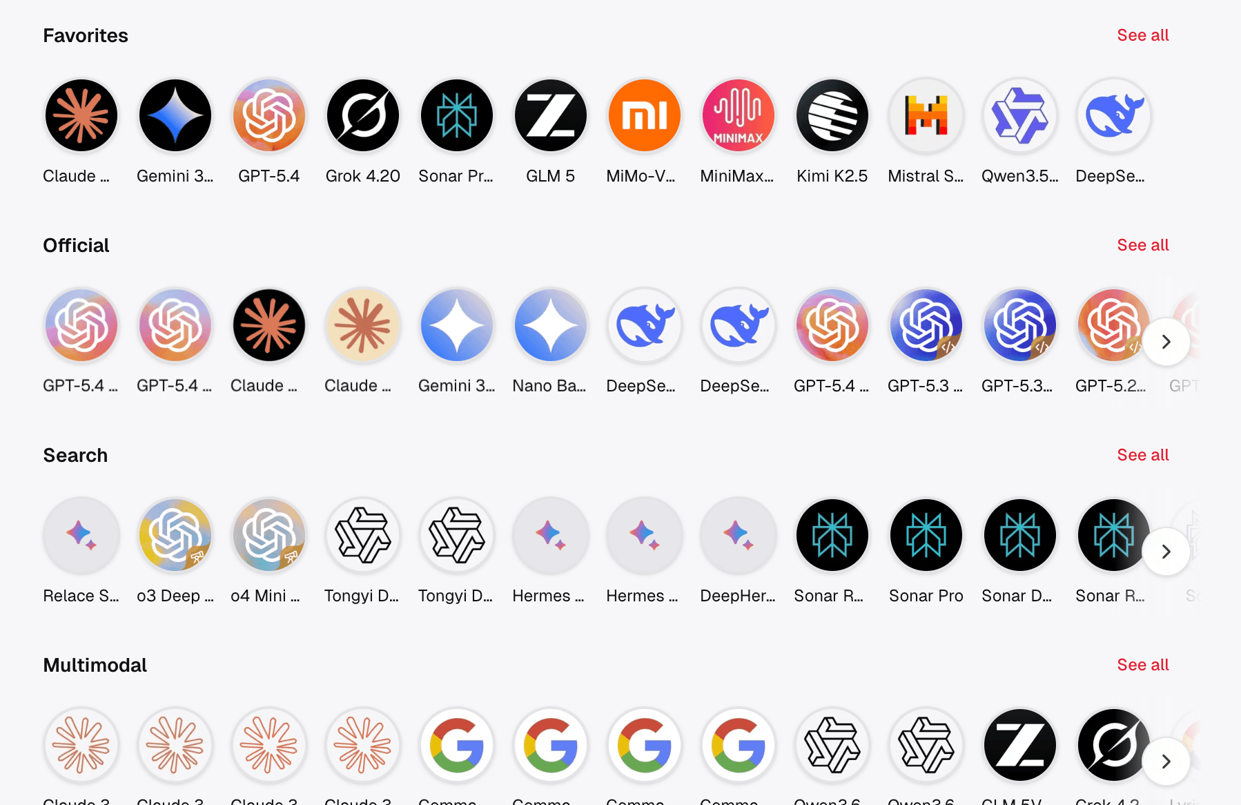Chat & AI Models screenshot